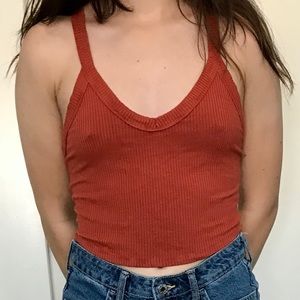 Rusty Orange Tank Top
